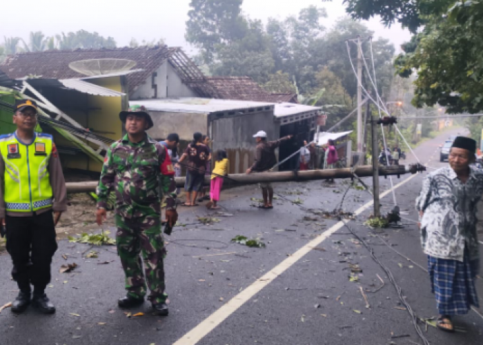 BPBD Kabupaten Semarang Catat 17 Rumah di 3 Kecamatan Terdampak Bencana Angin Puting Beliung  