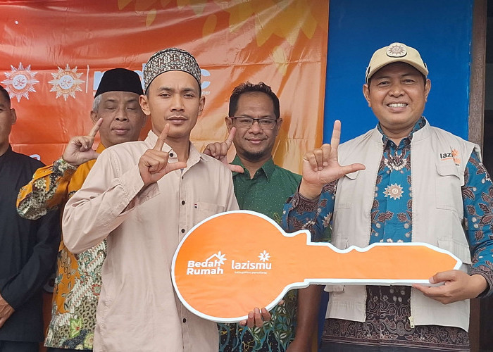 Bangkit dari Banjir Bandang, Ahmad Nur Faizin Akhirnya Miliki Rumah Baru Berkat Bantuan LAZISMU Pemalang