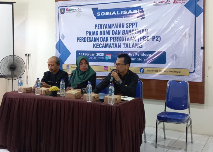 Bapenda Kabupaten Tegal Sosialisasikan Penyampaian SPPT PBB-P2