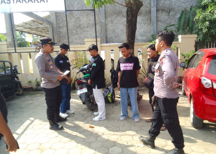 Konvoi Pagar Nusa Diadang Polisi, Empat Pemuda Diamankan