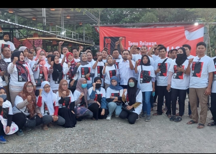 Relawan Bolone Mase Tegal Deklarasi Dukung Gibran Menjadi Cawapres