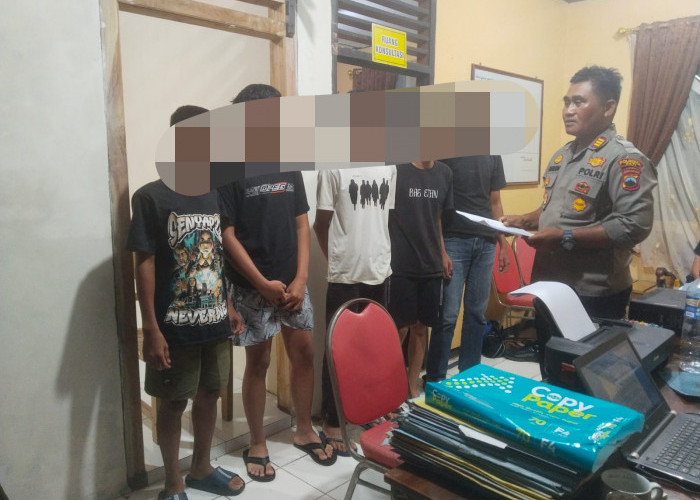Tawuran Antar Geng Pecah di Tengah Bencana, Jagoan Kampung Diringkus Polsek Sukolilo Pati