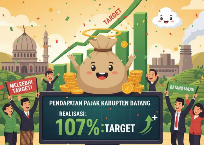 Pajak Daerah Batang Tembus 107 Persen, Capai Rp233 Miliar 