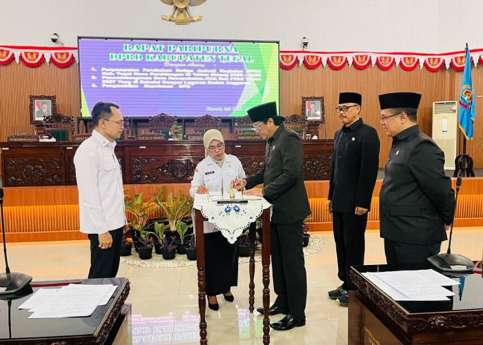 Sah! Tegal Punya Tiga Perda Baru: Fokus Benahi Permukiman, Aset, dan Air