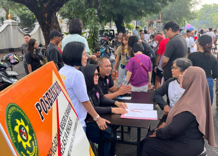 Posbakum PN Solo Layani Puluhan Warga Saat CFD, Dominasi Kasus Warisan dan KDRT