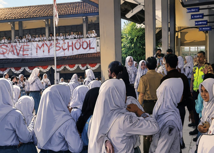 Ratusan Pelajar SMK Negeri 1 Salatiga Demo Kepala Sekolah, Tuntut Pembangunan Ruang Ekspresi