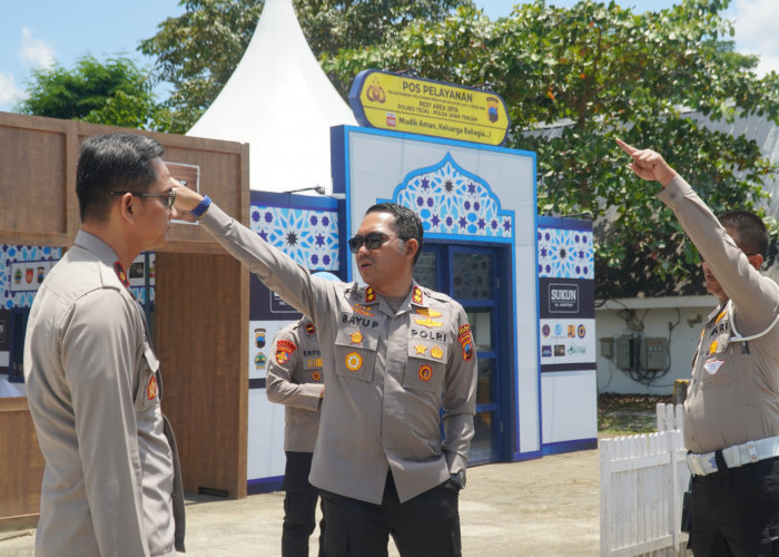Pastikan Kesiapan Mudik Lebaran, Kapolres Tegal Cek Kesiapan Pos Pengamanan Ops Ketupat Candi 2026