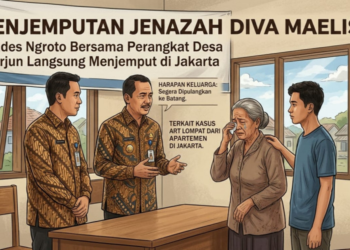 ART Meninggal di Jakarta, Kades Ngroto Batang Jemput Jenazah Diva Maelisa