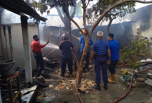 Rumah Warga Desa Kalisapu Slawi Terbakar, Apa Penyebabnya?