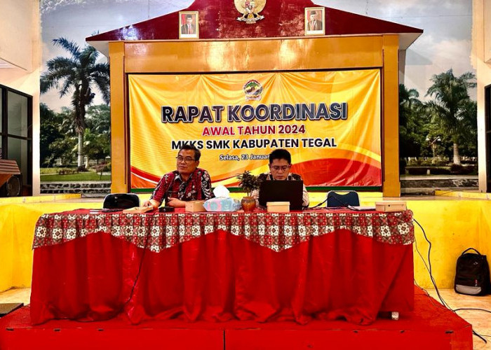 Pengurus MKKS SMK Kabupaten Tegal Adakan Rakor 