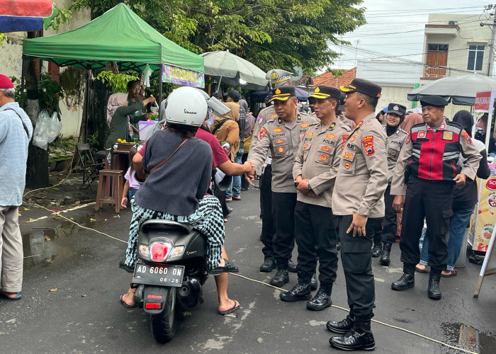 Meski di Tengah Kota ! Kapolres Sragen Puji Bazar UMKM Lantaran Lalulintas Tetap Lancar