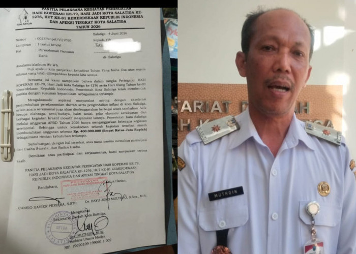 Beredar Proposal Permohonan Dana HUT ke-1276 Salatiga, Sekda : Edukasi, Partisipasi, Kepedulian Masyarakat