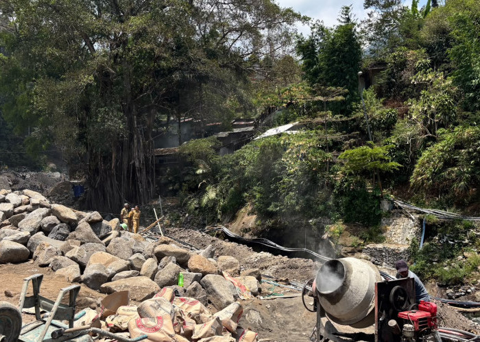 Proyek Pancuran 5 dan Jembatan Guci Tegal Dikebut, Awal Desember Rampung