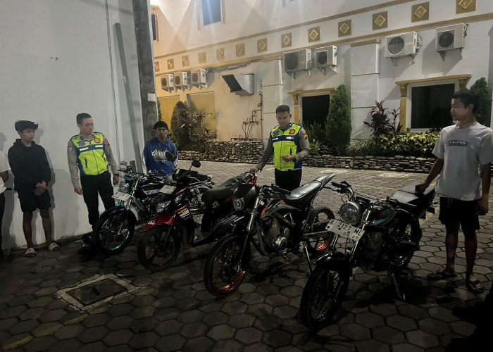 Tindak Lanjuti Aduan Warga, Polisi Jaring 18 Sepeda Motor Balap Liar di Jalur Kudus-Pati