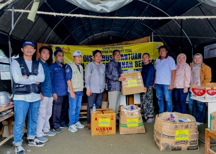 UPS Tegal Peduli Padasari, Salurkan Bantuan dan Beri Trauma Healing