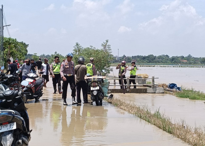 Tanggul Sungai Tuntang Demak Jebol, Ratusan Warga Dievakuasi Polisi dan Relawan 