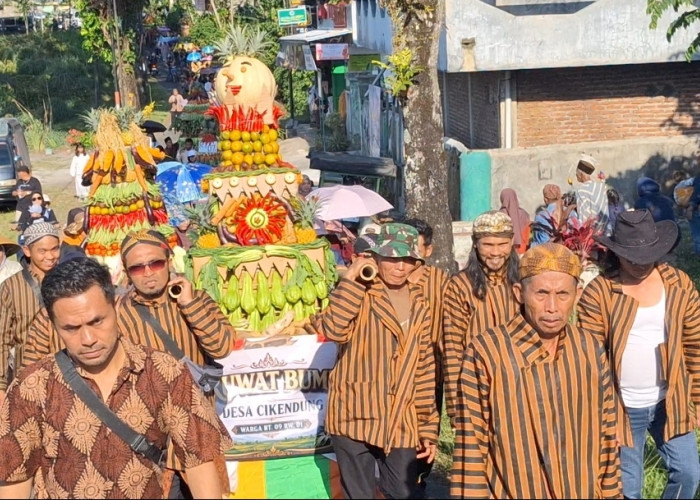 Ruwat Bumi Cikendung Pemalang: Rasa Syukur Petani Lereng Slamet Lewat 38 Gunungan