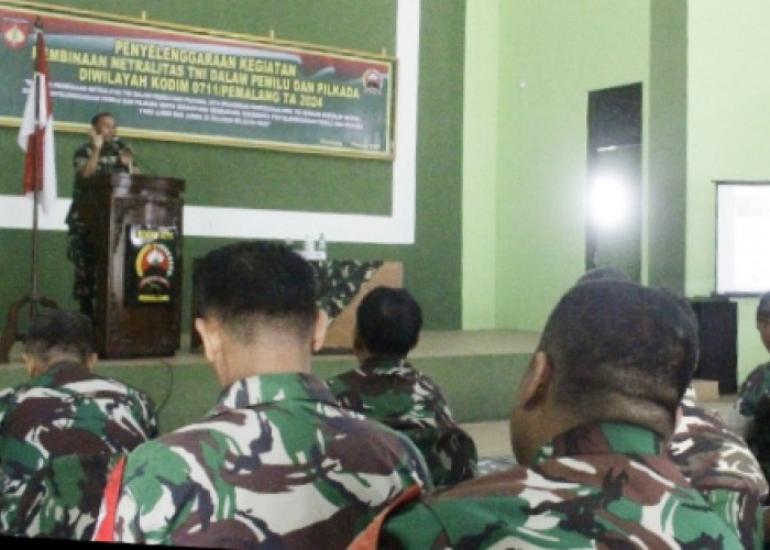 Prajurit TNI AD Kodim Pemalang Ikuti Pembinaan untuk Menjaga Netralitas