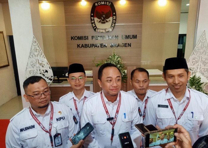 Sebanyak 762.310 di Tetapkan KPU jadi DPT Pilkada Serentak Sragen 2024