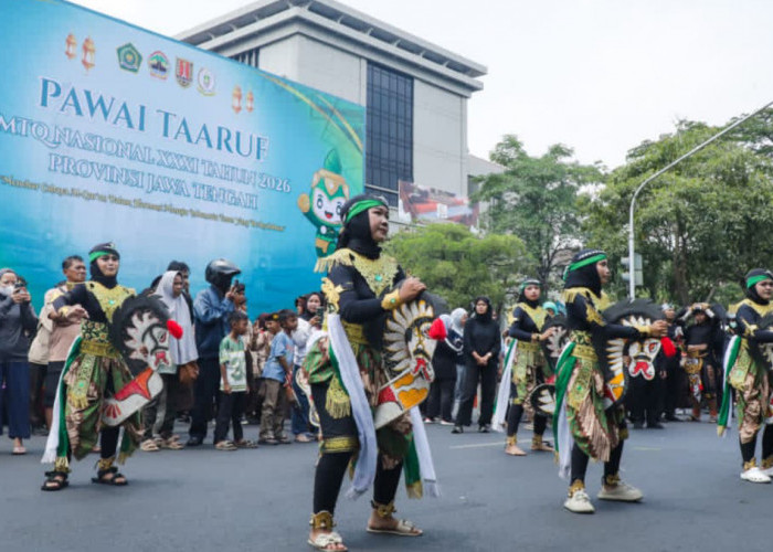 Pawai Ta'aruf MTQN XXXI Semarang Meriah, Kafilah Apresiasi Sambutan Jateng