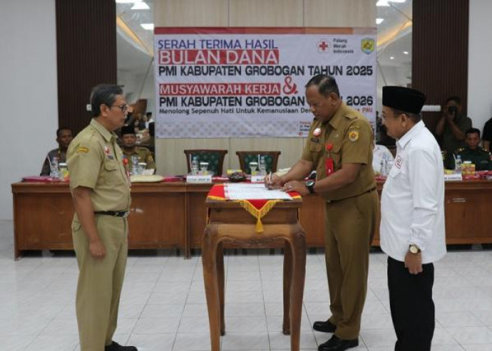 Melebihi Target, Bulan Dana PMI Grobogan Tahun 2025 Capai Rp 1,5 Miliar