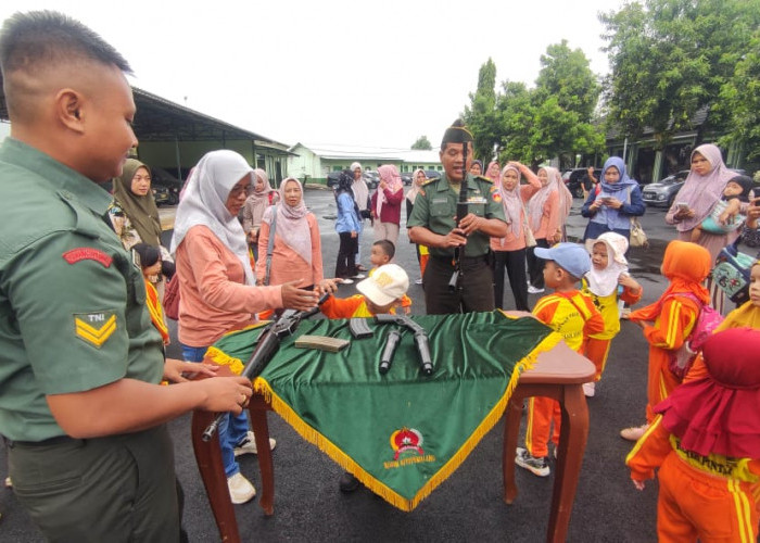 Kodim 0711 Pemalang Kenalkan Lebih Dekat Anak Usia Dini dengan TNI
