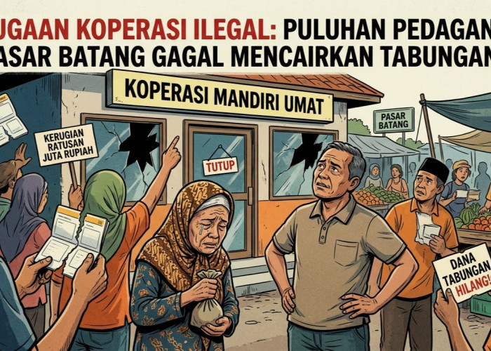 Pedagang Pasar Batang jadi Korban Koperasi Mandiri Umat, Polres Soroti Disperindagkop