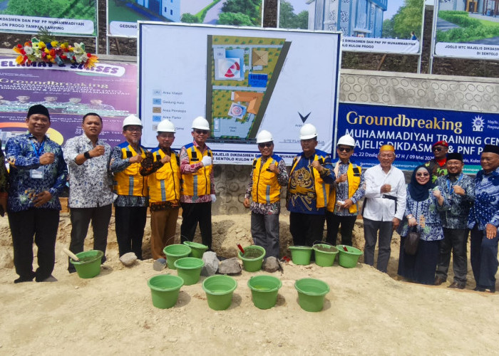 Majelis Dikdasmen & PNF PP Muhammadiyah Adakan Groundbreaking Gedung MTC