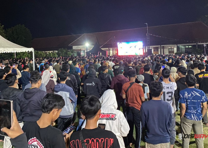 Ribuan Warga Kebumen Nobar Final Indonesia vs Thailand, Timnas Juara Lewat Adu Penalti