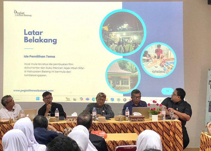 Disperpuska Gelar Bedah Buku 'Mencari Jejak Mbah Rifai', Bongkar Sejarah Batang yang Terlupakan
