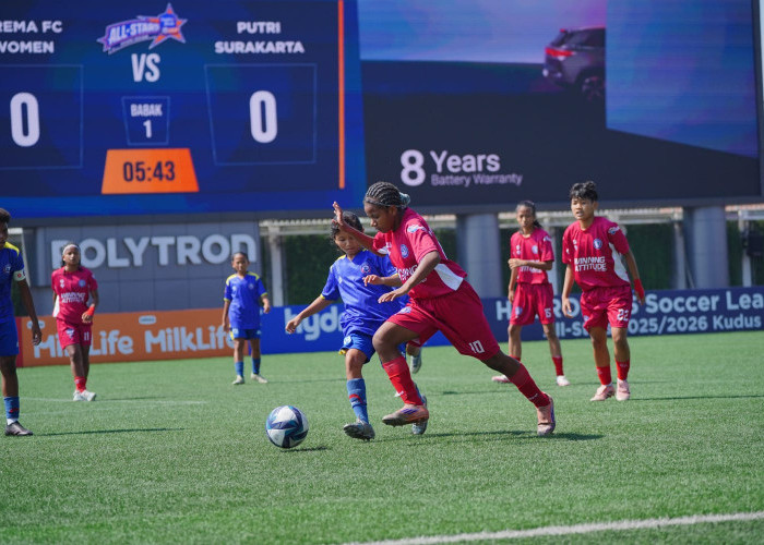 Srikandi Muda Indonesia Unjuk Talenta di Kudus, Duel Ketat Warnai Hydroplus Soccer League All-Stars 2026