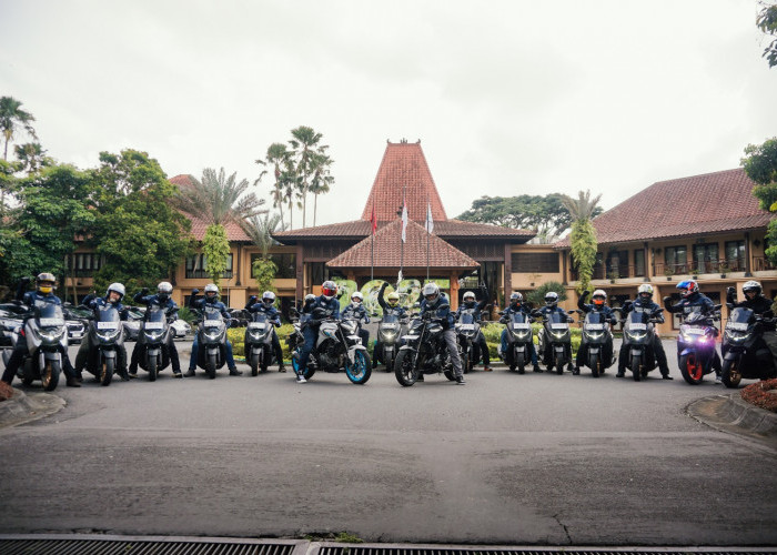 Full Gaspol Bareng MAXi & Sport, Yamaha Ajak Pemred Eksplore Jalur Ikonik Jawa Tengah