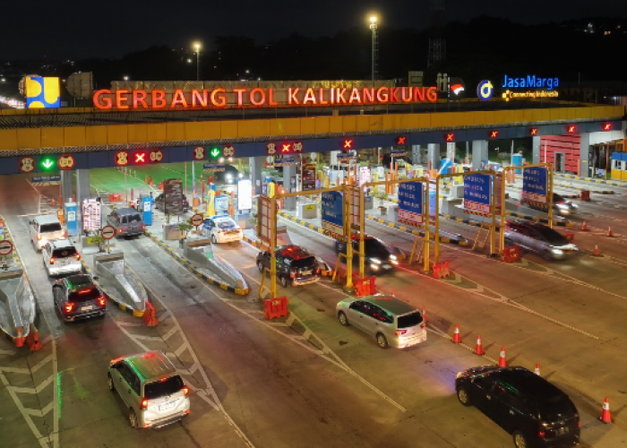 Lonjakan Arus Menuju Jakarta Capai 186,61%, Lalu Lintas di GT Kalikangkung Meningkat Signifikan
