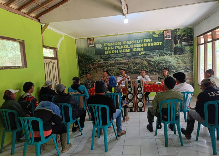 Polsek Bumijawa Tegal dan Perhutani Sosialisasikan Pengelolaan Kawasan Hutan  