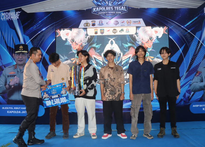 Grand Final Esports Kapolres Tegal Cup 2026 Meriah, 270 Peserta Adu Prestasi