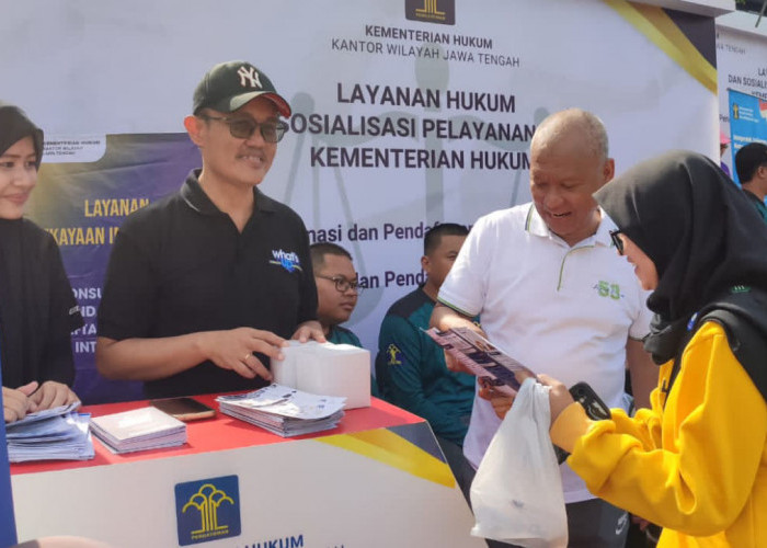 Kemenkum Jateng Hadirkan Layanan Hukum di CFD Simpang Lima Semarang