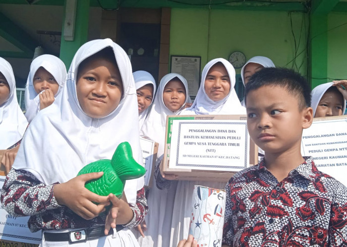 Solidaritas Anak Batang, Ketika Celengan Ikan Salwa dan Kaleng Hamizan untuk NTT