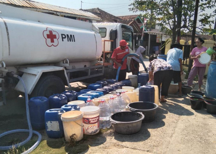 8 Desa di Tegal Krisis Air Bersih Akibat Kemarau, PMI Gelontorkan 368 Ribu Liter Air Bersih