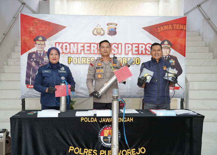 Dua Mesin Pompa Air Petani Dicuri, Polisi Bekuk Dua Pelaku di Purworejo