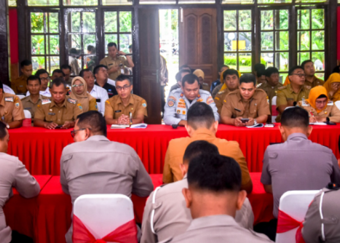 Rakor OKC, Kapolres Tekankan Gangguan Keterlambatan THR, Peredaran Upal Hingga Penyalahgunaan Petasan
