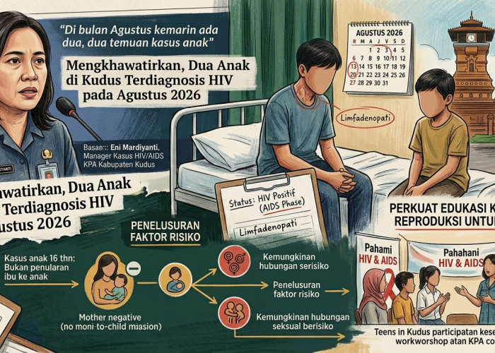 GEGER Temuan HIV pada Anak di Kudus: Satu Penderita Sudah Fase AIDS, KPA Singgung Soal Perilaku Berisiko!