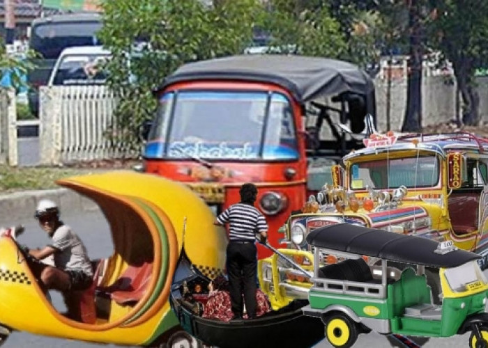 Inilah Alat Transportasi Unik yang Ada Di Dunia, Salah Satunya Ada Di Indonesia