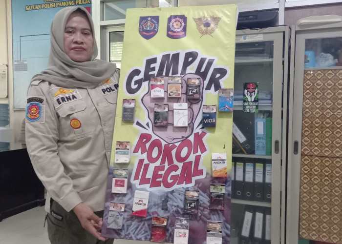 Satpol PP Kabupaten Tegal Endus Rokok Ilegal Kualitas Pabrikan 