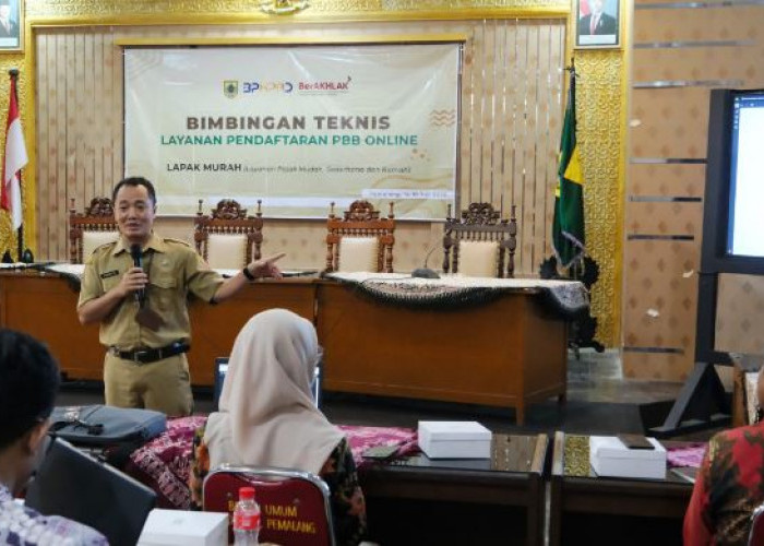 BPKPAD Pemalang Gelar Bimbingan Teknis Layanan Pendaftaran PBB Online