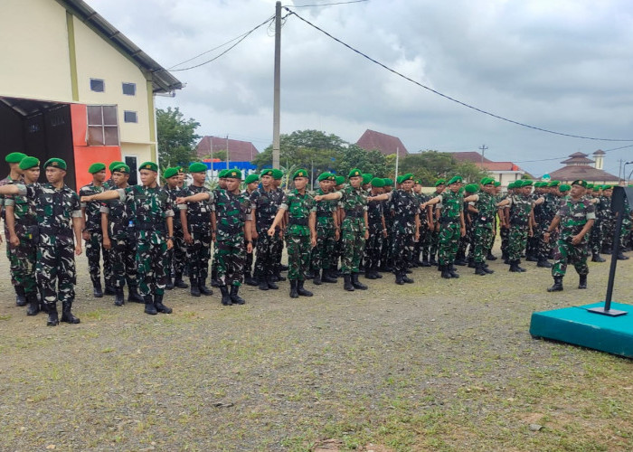 Wilayah Kudus 'Diserbu' Ratusan Personel Yonif TP Muria, Ada Masalah Apa? 