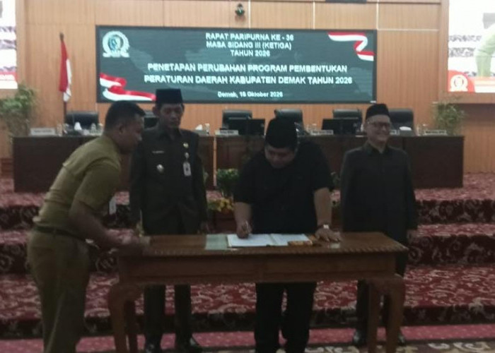 Enam Raperda Jadi Prioritas Demak pada 2027, RTRW hingga APBD Masuk Agenda