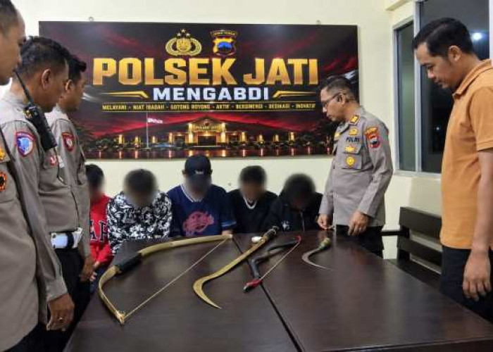 Nekat Unggah Konten Pamer Sajam di Medsos, Geng Remaja di Kudus Diamankan Polisi