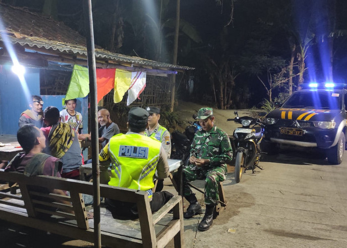Cegah Karhutla, Polisi dan TNI Patroli Malam di Kawasan Hutan Karanggayam