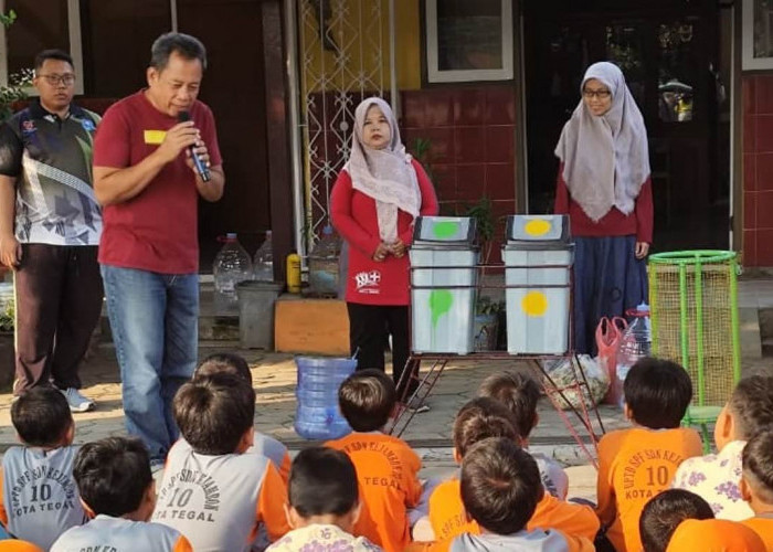 SDN Kejambon 10 Gandeng Bank Sampah Librale, Edukasi Siswa Pilah Sampah dan Olah Limbah Jadi Eco-Enzyme
