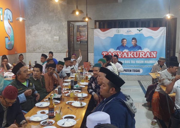 Lutfi-Yasin Menang, SGN Kabupaten Tegal Tasyakuran